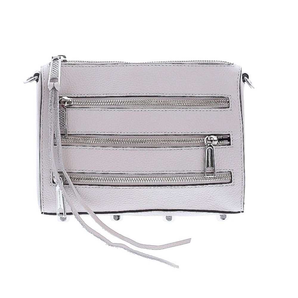 Rebecca Minkoff white leather crossbody